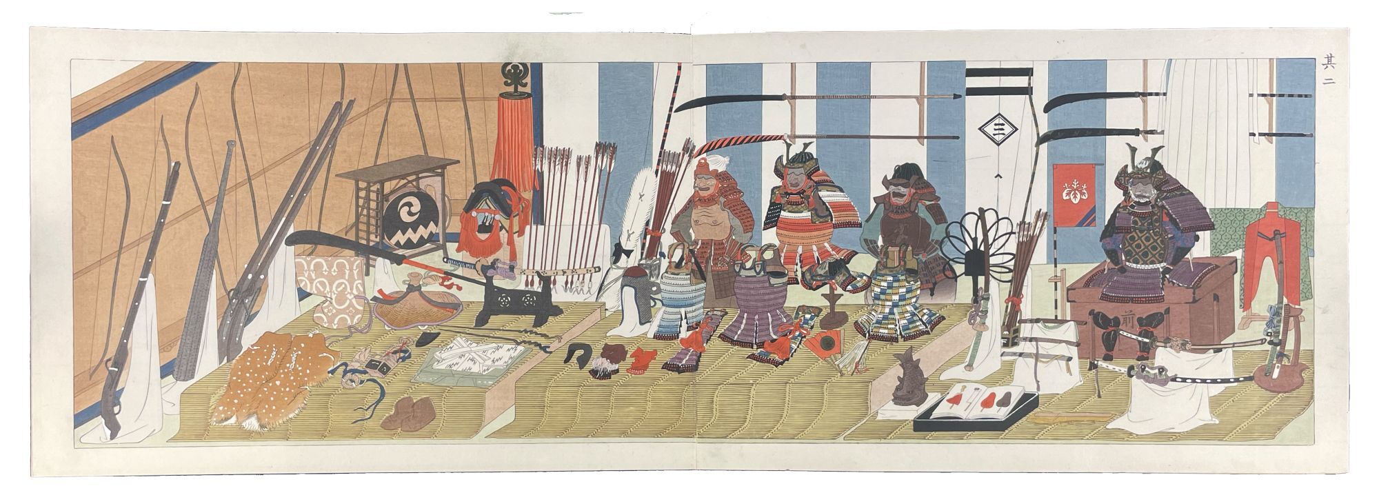 Sixteen Illustrations of Ancient Ceremonial Displays | Korin